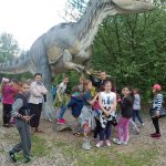 Pielgrzymko- wycieczka dzieci do Sokółki i do Parku Dinozaurów w Jurowcach 19.05.2016r.
