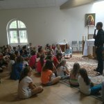 Wakacyjne kolonie dzieci w Ptakach k. Nowogrodu