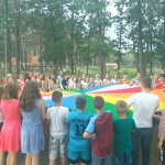 Wakacyjne kolonie dzieci w Ptakach k. Nowogrodu