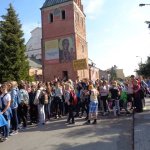 Pielgrzymka dzieci do Rostkowa