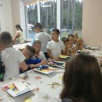 Wakacyjne kolonie dzieci w Ptakach k. Nowogrodu