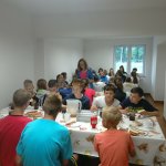 Wakacyjne kolonie dzieci w Ptakach k. Nowogrodu