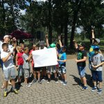 Wakacyjne kolonie dzieci w Ptakach k. Nowogrodu