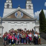 2016 - Pielgrzymko- wycieczka dzieci do Sokółki i do Parku Dinozaurów w Jurowcach 19.05.2016r.