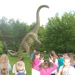 Pielgrzymko- wycieczka dzieci do Sokółki i do Parku Dinozaurów w Jurowcach 19.05.2016r.